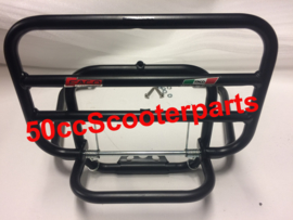 Achterdrager opklapbaar Vespa Primavera Sprint glans zwart 105315