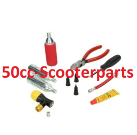 Bandenreparatie set tubeless + luchtpatronen DMP 120826