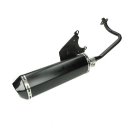 Uitlaat model Akrapovic Piaggio Zip2000 4T Zwart 38858