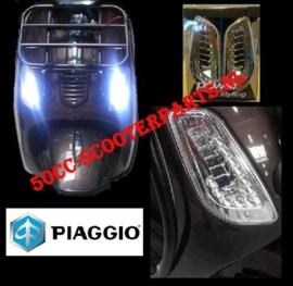 Knipperlichten Vespa Lx S Lxv led Audi look Voor 24VE50