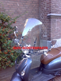 Windscherm incl bevestigingsset Agm Bella Fosti retro scooter (hoog model) 80176