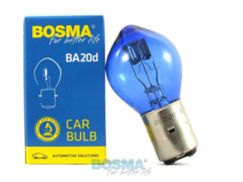 lamp 12V 35/35W Xenon ba20d blauw licht DMP 50120235blk
