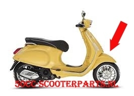 Voorspatbord Vespa Sprint Geel 968-A origineel 67364400l5