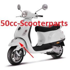 Voorspatbord Vespa Lx Fl Wit Monte 544 Origineel 66652800Br