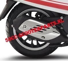 Velg achter Vespa Primavera Sprint Sport Zwart origineel 605910M002