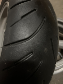 achterwiel Velg met band Suzuki Uf 50 Estilete 64140-02E10-E91 Gebruikt