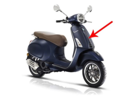 Voorscherm midden Vespa Primavera rst mat blauw 288/ a origineel 1b005209000dy