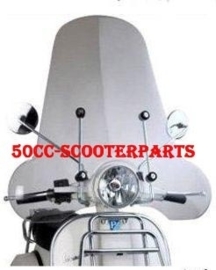 Windscherm Vespa Lx 50 / 125 hoog smoke 42132