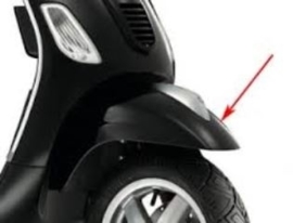 Voorspatbord Vespa S Zwart Lucido 94  - 6665300090