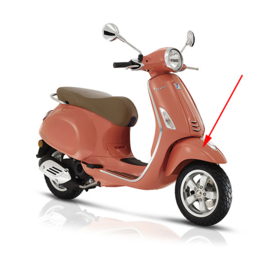 Voorspatbord Vespa primavera roze 889/a origineel 1b000947000t9