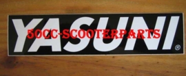 Yasuni sticker zwart - wit 3001