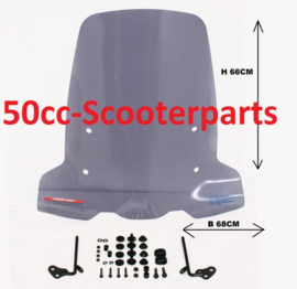 Windscherm Niu N Serie Scooter Hoog Smoke 4253