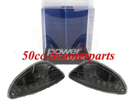 Knipperlichten Vespa Lx S Lxv led Audi look achter smoke 100374