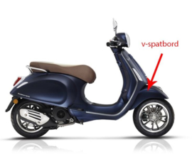 Voorspatbord Vespa primavera mat blauw 288/a origineel 1b003894000dy