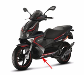 Onderspoiler Gilera Runner Rst Zwart Lucido 94 origineel 6565230090