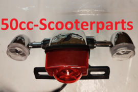 Achterlicht + Knipperlichten Led Agm Btc Retro scooter 444117CH