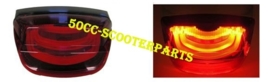 Achterlicht Vespa Lx S Lxv Audi led tube zwarte rand 15VE655