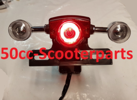 Achterlicht + Knipperlichten Led Agm Btc Retro scooter 444117CH