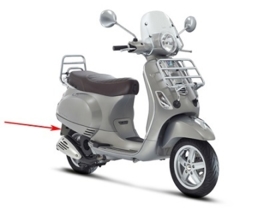 Achterspatbord Vespa Lx Grijs Apuano 769/B  Origineel 65673100H8