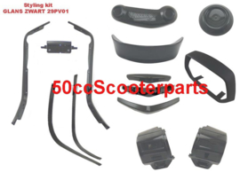 Stylingkit  Vespa Sprint Glans Zwart 29PV01