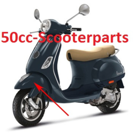 Voorspatbord Vespa Lx Fl Blauw Midnight 222 Origineel 66652800De 41118