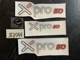 Stickerset Sym Xpro 5-delig 444199CH