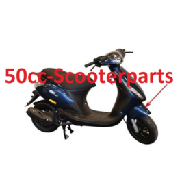 Voorspatbord Piaggio Zip2000 Blauw Midnight 222 Origineel 1B000996000De 42279