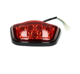 Achterlicht led rood smoke zwarte rand Agm Vx50 / Btc Riva 136230