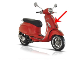 Voorscherm midden Vespa Primavera rst mat rood 896/ a origineel 1b005209000s8