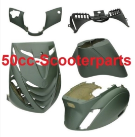 Kappenset Piaggio Zip2000 SP mat groen leger 5-delig 38442