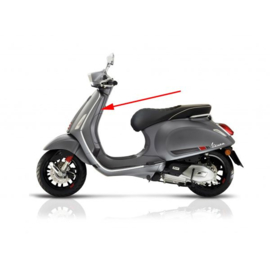 Beenschild piaggio origineel grijs titanio 707/c past op sprint sport 1b003620000hq