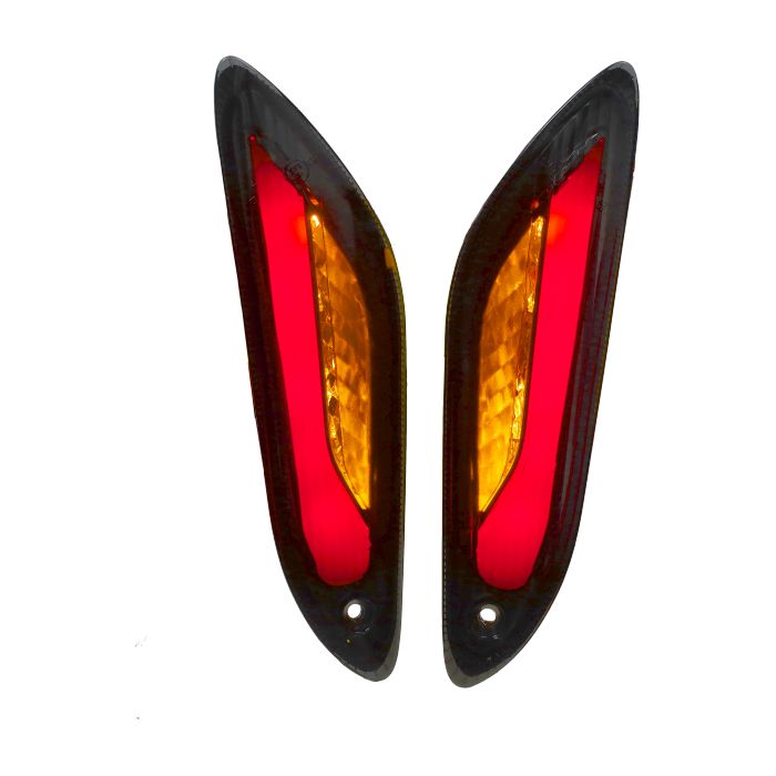 Knipperlichten Vespa Primavera Sprint achter Smoke LED (audi look) 24ve582