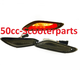 Knipperlicht set Vespa Primavera Sprint achter Titanium LED 2.0 (audi look) 24ve583