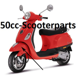 Voorspatbord Vespa Lx Rood Dragon 894 Origineel 66652800R7