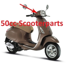 Stuurkap Vespa Primavera bruin 129/ a boven 67364600md