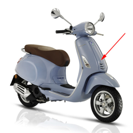 Voorscherm midden Vespa primavera blauw 279/ a origineel 1b000203000t8