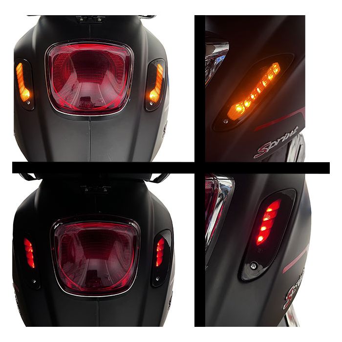 Knipperlichten led +led achter/ remlicht smoke primavera, sprint achter DMP 38471