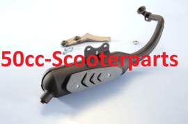Uitlaat compleet model standaard Peugeot Ludix blas Ludix LC Speedfight 3 Polini 200.0315