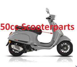 Beenschilddeksel Vespa Sprint 4t (euro4) Nardo grey 715/ C origineel 67361800h