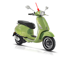 Stuurkap Vespa Sprint Groen Metallic 341/A Boven origineel 1B000071000Vu