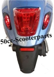 Knipperlichten Vespa Primavera Sprint Led Audi Look achter helder 24ve56