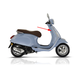 Beenschild Vespa primavera blauw 279/ a origineel 1b003620000t8