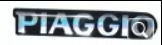 Sticker Piaggio woord [piaggio] voorscherm boven zip 2000 origineel 620944