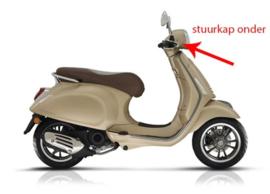 Stuurkap onder Vespa primavera matt beige 516/ A origineel 1b005469000q9