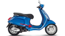 Treeplank Vespa sprint blauw azzurro 261/ a  origineel 67361200dq