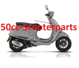 Beenschild Vespa Sprint 4t (euro4) Nardo grijs lucido 715/ C origineel 1b003620000ht