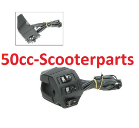 Stuurschakelaar Vespa primavera Sprint zwart mat links DMP 37362