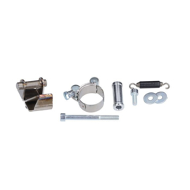 Uitlaat polini euro-4 racing RVS piaggio zwart mp3 500cc 190.0065