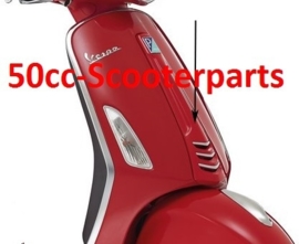 Voorscherm midden Vespa Primavera Sprint rood dragon 894 1b000203000r7