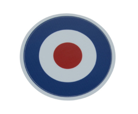 Sticker Vespa Tricolore rond target lx S lxv rood-wit-blauw 41748